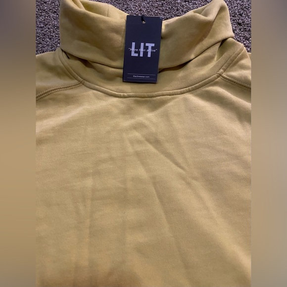 LIT Active Whisper Oversized Turtleneck Sweatshirt Large - Picture 2 of 6